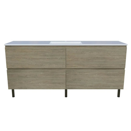 Timberline Nevada Plus Vanity On Legs with Ceramic/Mineral Composite Top