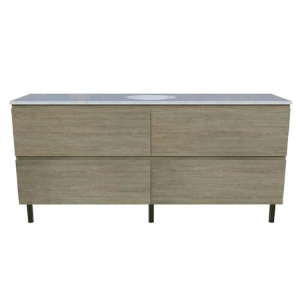 Timberline Nevada Plus Vanity on Legs with SilkSurface Top & Under Counter Basin 600-1800mm