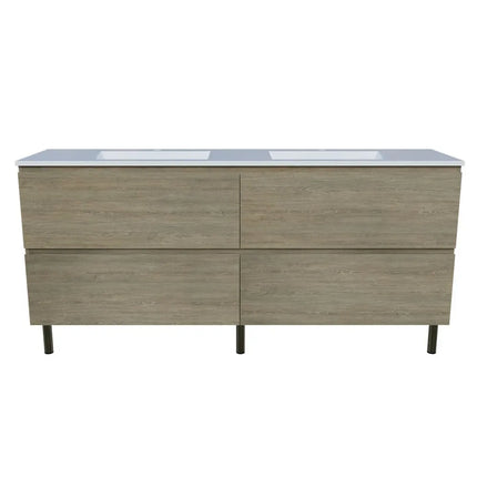 Timberline Nevada Plus Vanity On Legs with Ceramic/Mineral Composite Top