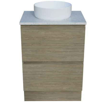 Timberline Nevada Plus Vanity Floor Standing with SilkSurface Top & Above Counter Basin