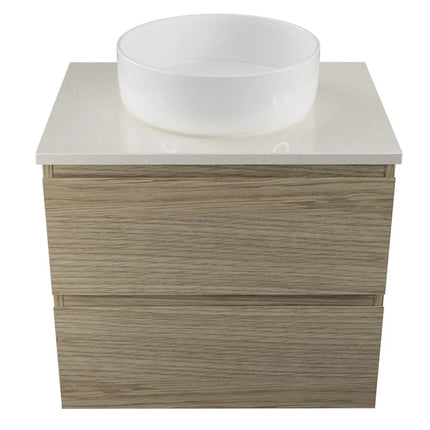 Timberline Nevada Plus Vanity Wall Hung with SilkSurface Top & Above Counter Basin 600-1800mm