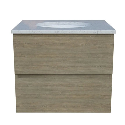 Timberline Nevada Plus Vanity Wall Hung with SilkSurface Top & Under Counter Basin 600-1800mm