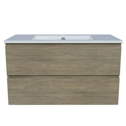 Timberline Nevada Plus Vanity Wall Hung with Ceramic/Mineral Composite Top