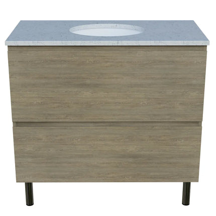 Timberline Nevada Plus Vanity on Legs with SilkSurface Top & Under Counter Basin 600-1800mm