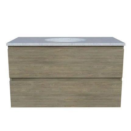 Timberline Nevada Plus Vanity Wall Hung with SilkSurface Top & Under Counter Basin 600-1800mm