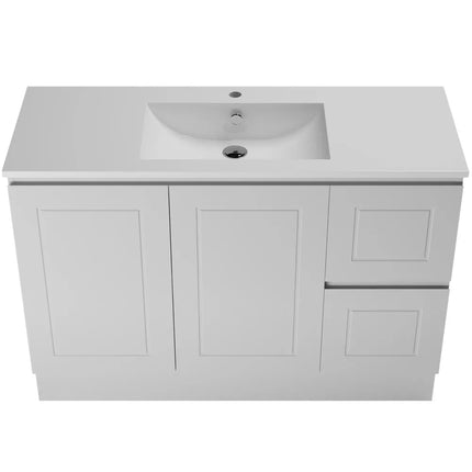 Timberline Nevada Classic Vanity Floor Standing with Ceramic/Mineral Composite Top 600-1800mm