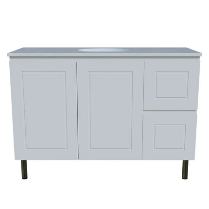 Timberline Nevada Classic Vanity on Legs with SilkSurface Top & Under Counter Basin