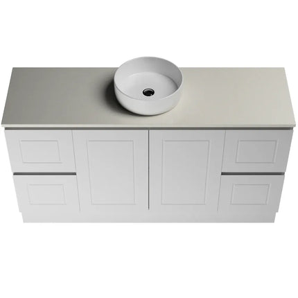 Timberline Nevada Classic Vanity Floor Standing with SilkSurface Top & Above Counter Basin