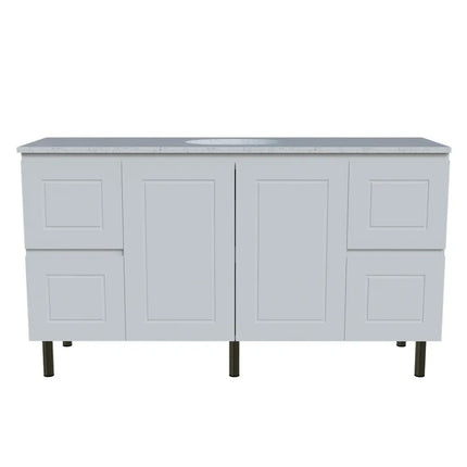 Timberline Nevada Classic Vanity on Legs with SilkSurface Top & Under Counter Basin 600-1800mm