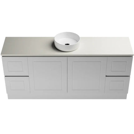 Timberline Nevada Classic Vanity Floor Standing with SilkSurface Top & Above Counter Basin 600-1800mm