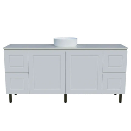 Timberline Nevada Classic Vanity on Legs with SilkSurface Top & Above Counter Basin 600-1800mm