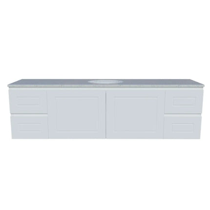 Timberline Nevada Classic Vanity Wall Hung with SilkSurface Top & Under Counter Basin 600-1800mm