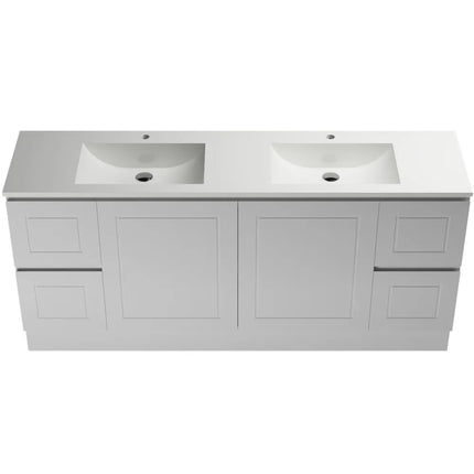 Timberline Nevada Classic Vanity Floor Standing with Ceramic/Mineral Composite Top 600-1800mm