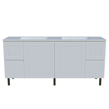 Timberline Nevada Classic Vanity On Legs with Ceramic/Mineral Composite Top 600-1800mm