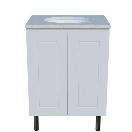 Timberline Nevada Classic Vanity on Legs with SilkSurface Top & Under Counter Basin