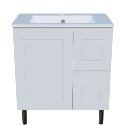 Timberline Nevada Classic Vanity On Legs with Ceramic/Mineral Composite Top 600-1800mm