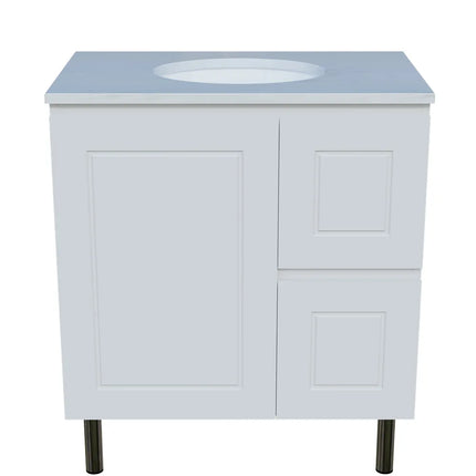 Timberline Nevada Classic Vanity on Legs with SilkSurface Top & Under Counter Basin 600-1800mm