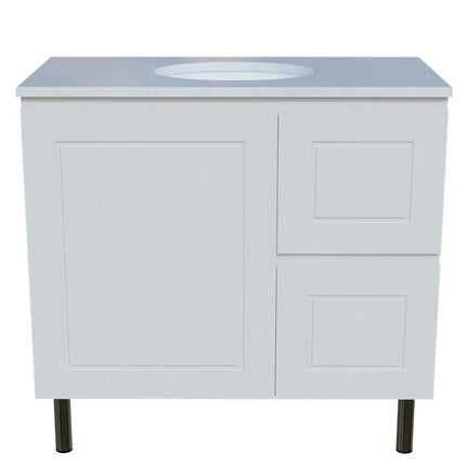 Timberline Nevada Classic Vanity on Legs with SilkSurface Top & Under Counter Basin 600-1800mm