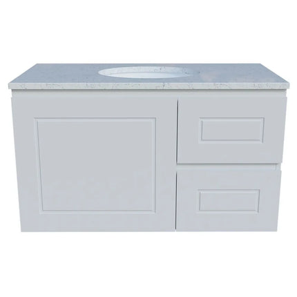 Timberline Nevada Classic Vanity Wall Hung with SilkSurface Top & Under Counter Basin