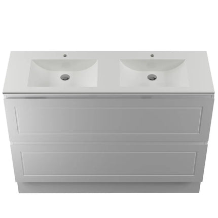 Timberline Nevada Plus Classic Vanity Floor Standing with Ceramic/Mineral Composite Top 600-1800mm