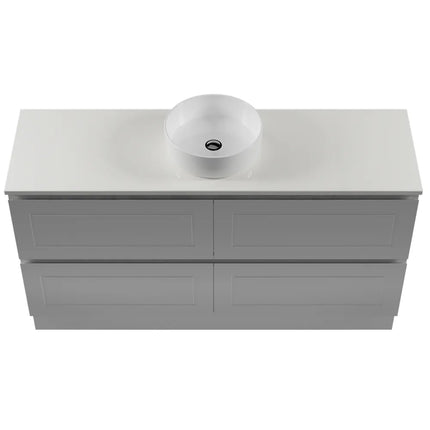 Timberline Nevada Plus Classic Vanity Floor Standing with SilkSurface Top & Above Counter Basin 600-1800mm