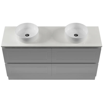 Timberline Nevada Plus Classic Vanity Floor Standing with SilkSurface Top & Above Counter Basin 600-1800mm