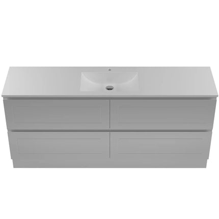 Timberline Nevada Plus Classic Vanity Floor Standing with Ceramic/Mineral Composite Top 600-1800mm