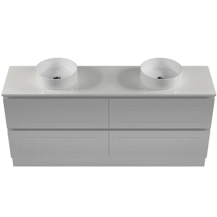 Timberline Nevada Plus Classic Vanity Floor Standing with SilkSurface Top & Above Counter Basin 600-1800mm