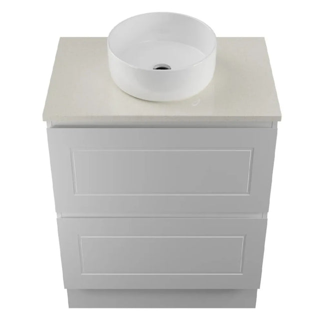 Timberline Nevada Plus Classic Vanity Floor Standing with SilkSurface Top & Above Counter Basin