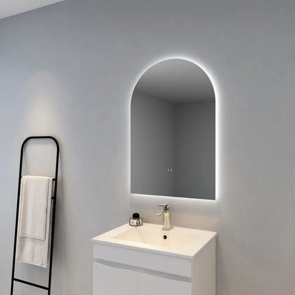 Audrey Copper-Free Coated Arch LED Mirror