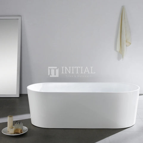Bathroom Gloss White Oscar Floor Freestanding Bathtub with No Overflow 1300X710X550 ,