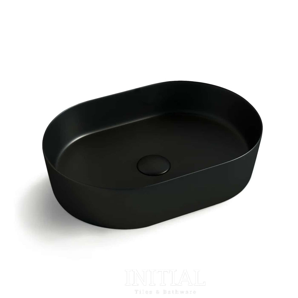 Oval Above Counter Basin, Matte Black, 500 X 340 X 120 mm , Default Title