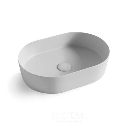 Oval Above Counter Basin, Matt Grey, 500 X 340 X 120 mm , Default Title