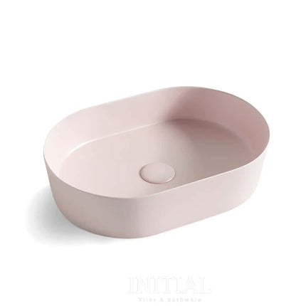 Oval Above Counter Basin, Matt Pink, 500 X 340 X 120 mm , Default Title