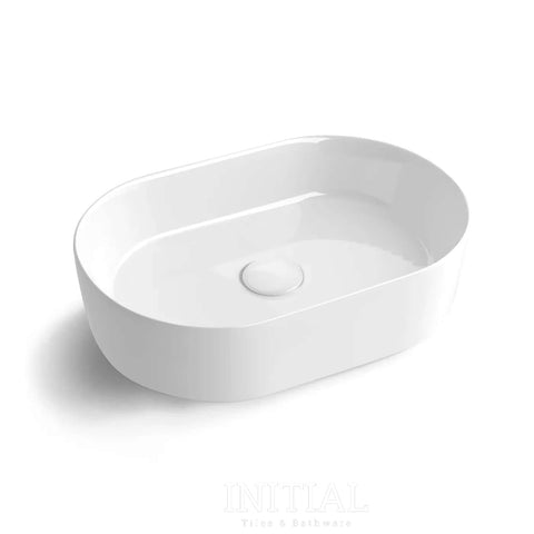 Oval Above Counter Basin, Gloss White, 500 X 340 X 120 mm , Default Title