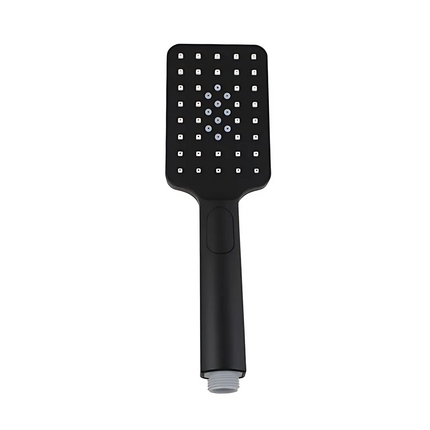 Square Hand Held Shower Set Matt Black ,