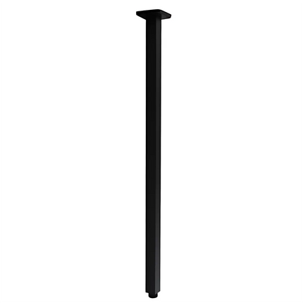 Square Ceiling Arm Shower Matt Black , 600mm