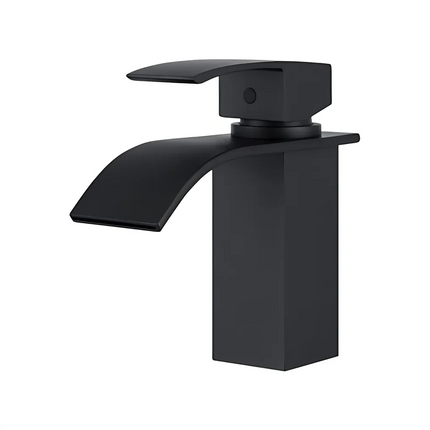 Acsa Waterfall Basin Mixer Matt Black ,