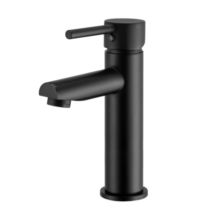 Louis Lever Round Basin Mixer (Tall Version) Matte Black ,