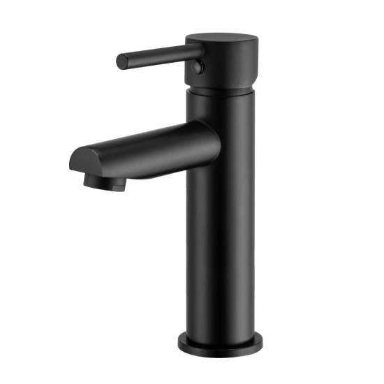 Louis Lever Round Basin Mixer (Tall Version) Matte Black ,