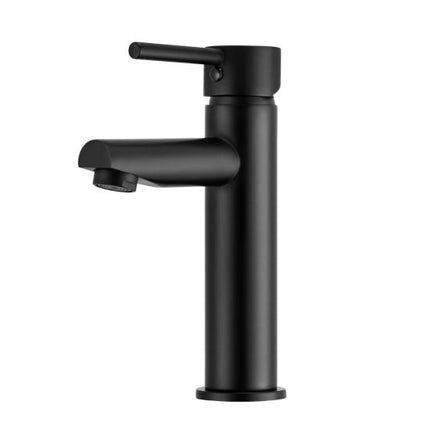 Louis Lever Round Basin Mixer (Tall Version) Matte Black ,