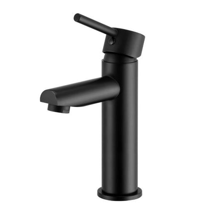 Louis Lever Round Basin Mixer (Tall Version) Matte Black ,