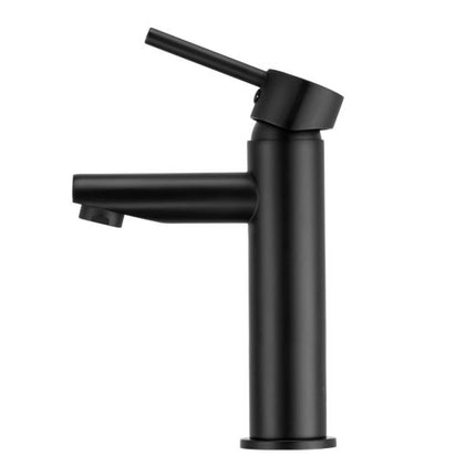 Louis Lever Round Basin Mixer (Tall Version) Matte Black ,