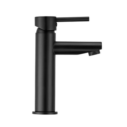 Louis Lever Round Basin Mixer (Tall Version) Matte Black ,