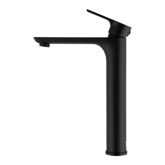 Vago Tall Basin Mixer Matte Black ,