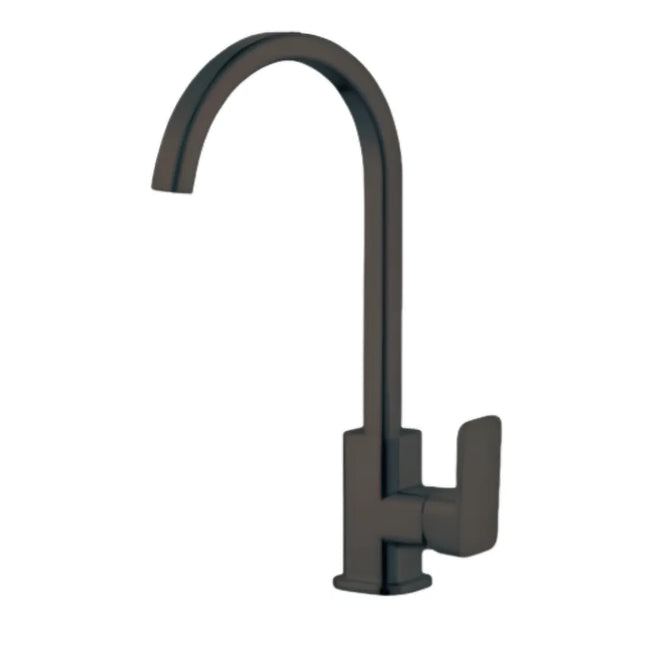 Tera Square Kitchen Mixer Matte Black ,