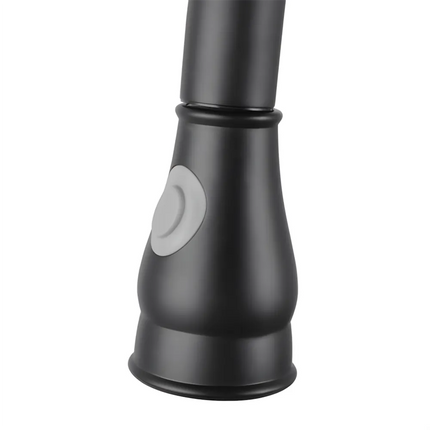 Kitchen Vintage Pull Out Matt Black 360° Swivel Sink Mixer