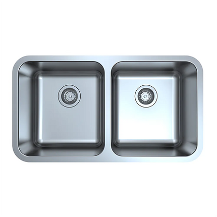 Otus Stainless Steel Undermount Sink Double Bowls 822 X 460 X 229mm