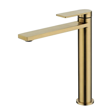 Ruki Basin Mixer Brushed Gold, 2 Sizes