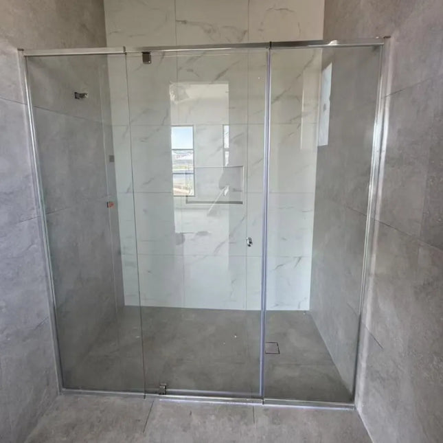 Semi-Frameless 3 Panels Pivot Door Wall to Wall 1450-1920mm